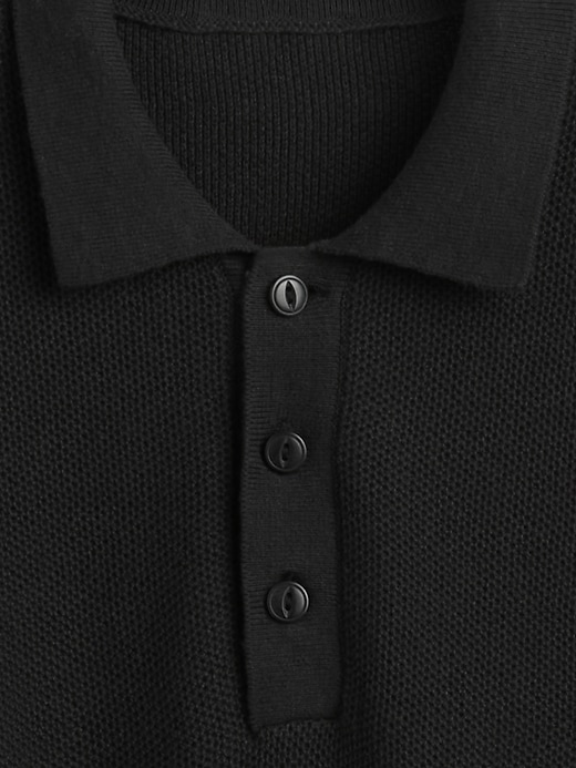 Image number 6 showing, Kids Relaxed Sweater Polo Shirt