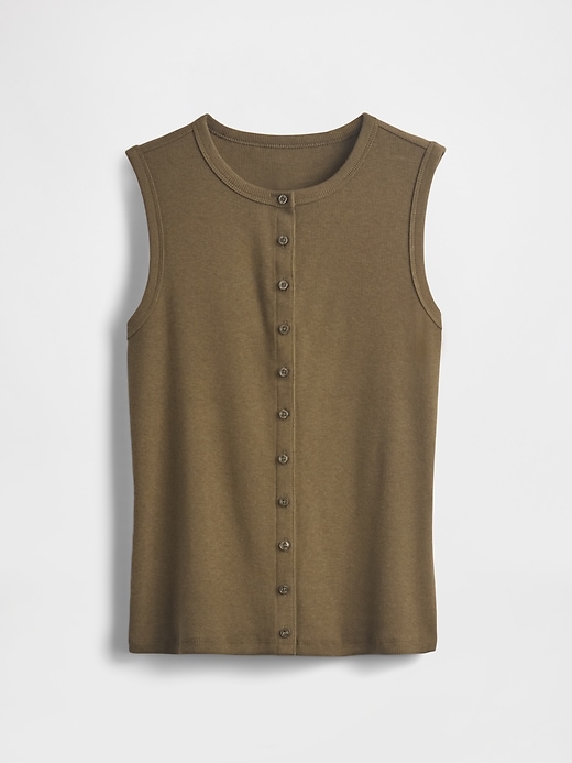 Image number 4 showing, Modern Rib Cardigan Vest