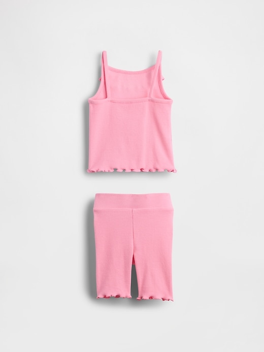 Image number 3 showing, Baby & Toddler Ruffle Rib Outfit Set