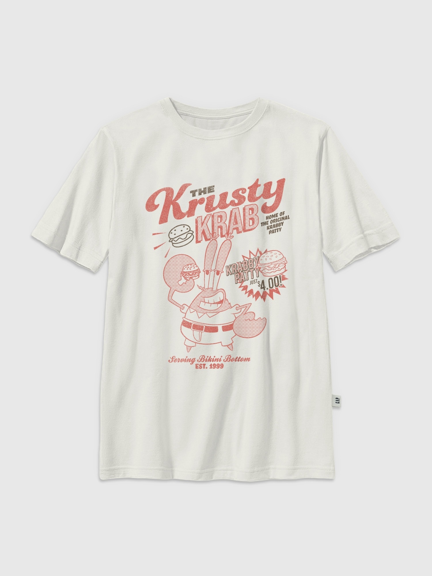 Gap Kids Spongebob Krusty Krab Graphic T-Shirt