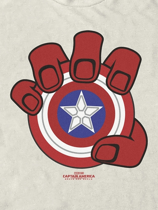 Image number 3 showing, Captain America Shield Graphic T-Shirt
