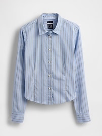 Organic Cotton Cropped Shirt
