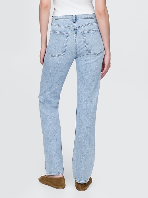 Image number 5 showing, High Rise Western '90s Straight Jeans
