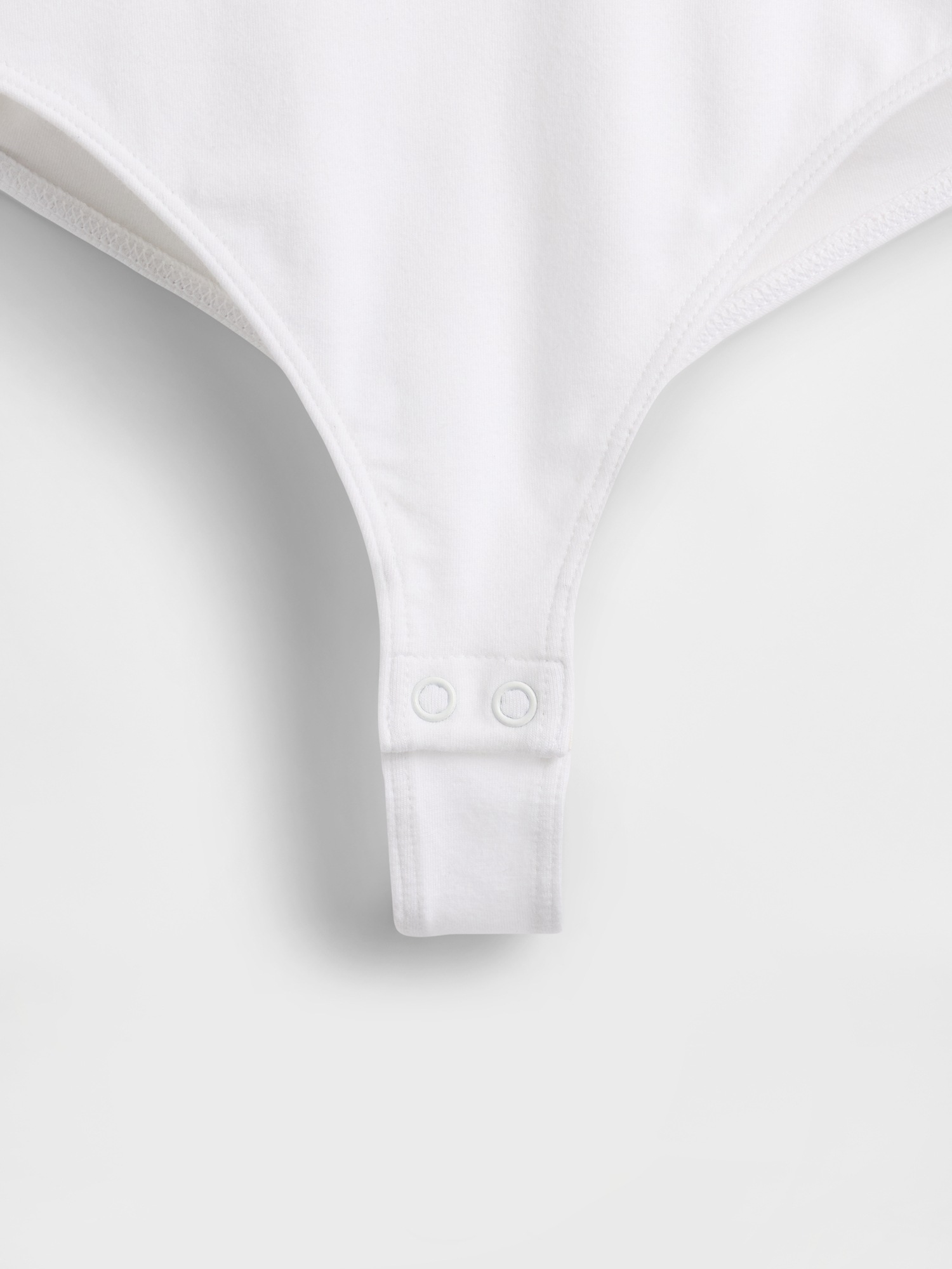 Боди CloseKnit, стринги, с топом на бретелях — Gap, цвет: Белый — фото 4