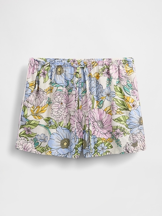 Image number 3 showing, Linen-Blend PJ Shorts