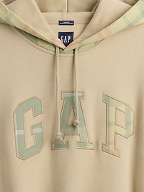 VintageSoft Plaid Arch Logo Hoodie