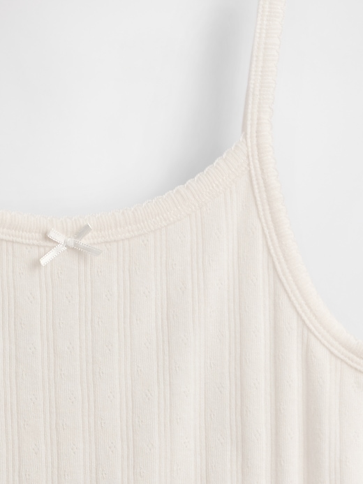 Image number 4 showing, Kids Pointelle Rib Cami