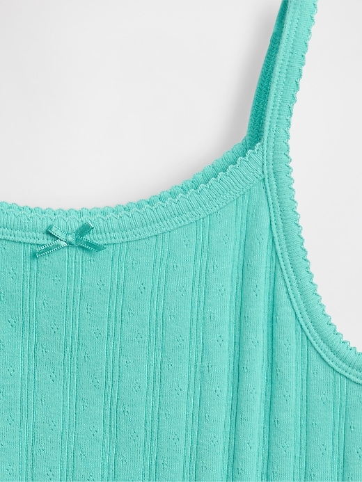 Image number 4 showing, Kids Pointelle Rib Cami