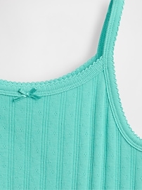 Kids Pointelle Rib Cami