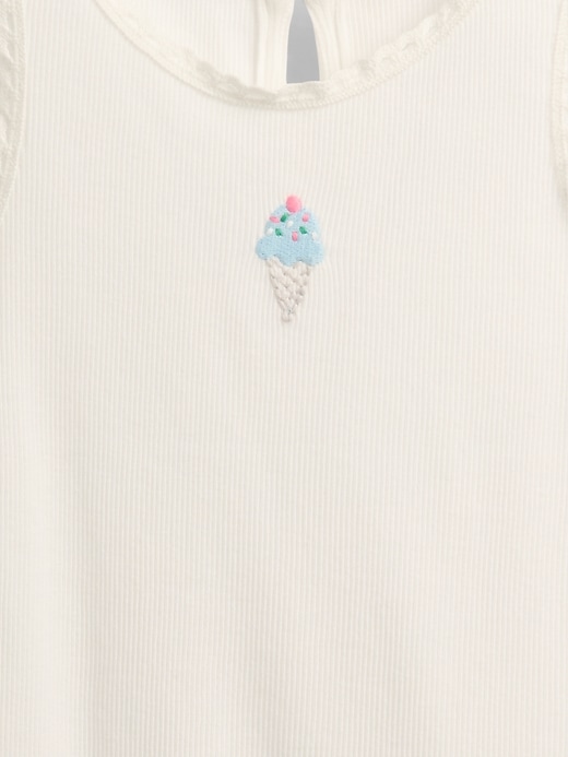 Image number 3 showing, Baby & Toddler Rib Graphic Tank Top