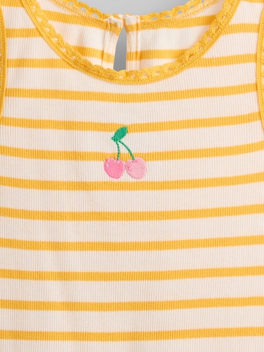 Image number 3 showing, Baby & Toddler Rib Graphic Tank Top
