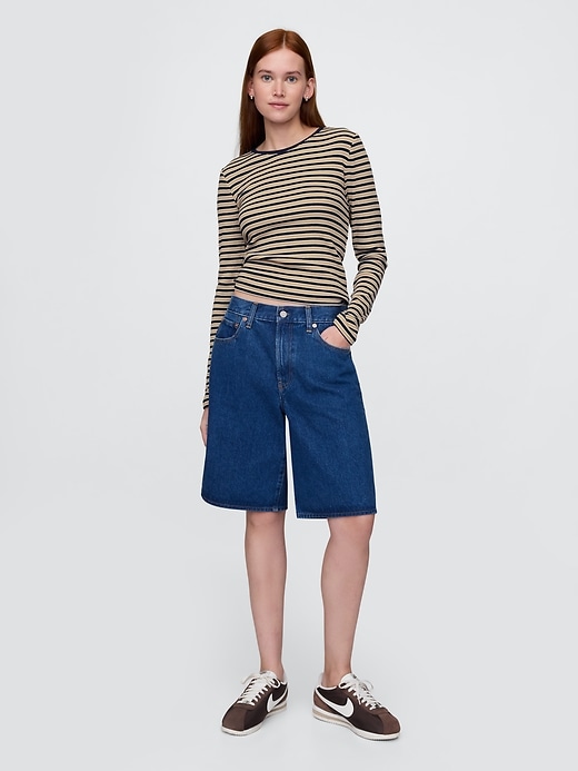 Image number 2 showing, Modern Rib Cropped T-Shirt