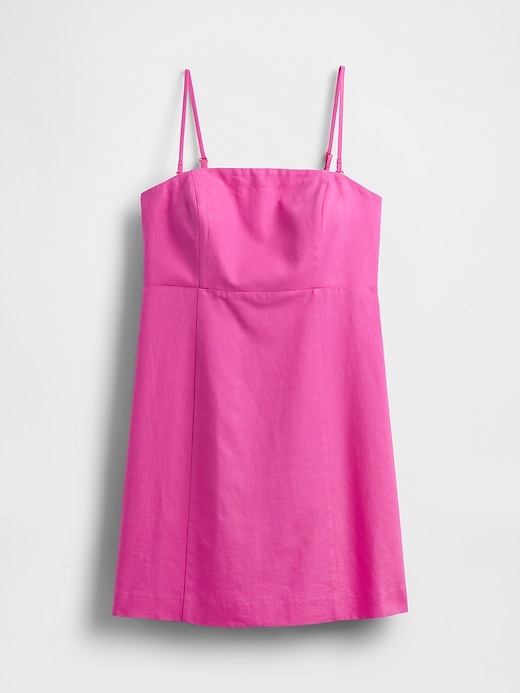 Image number 6 showing, Linen-Blend Mini Dress