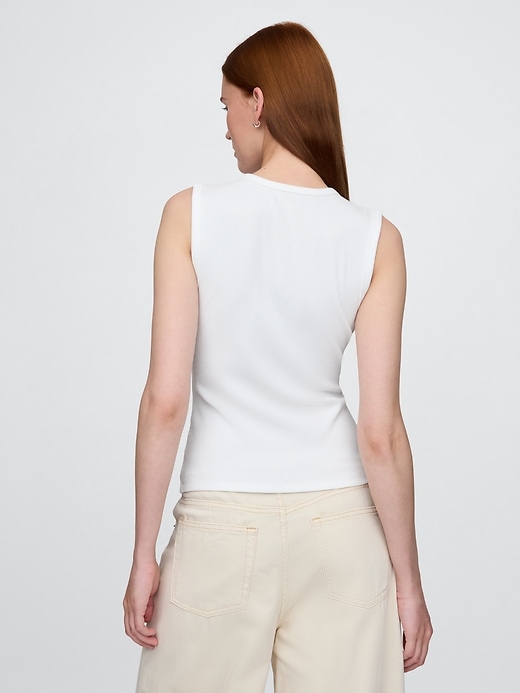 Image number 3 showing, Modern Rib Cardigan Vest