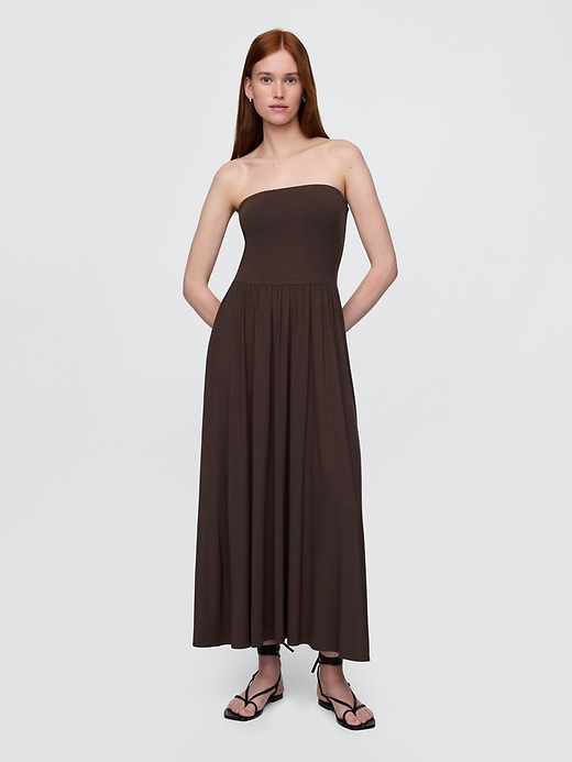 Image number 1 showing, Strapless Maxi Dress