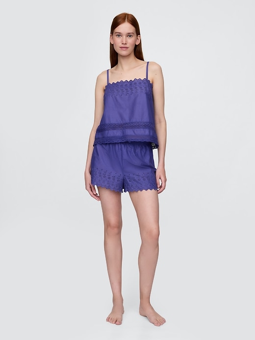 Image number 1 showing, Lace-Trim PJ Cami Set