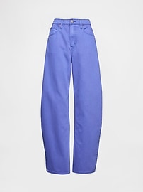 High Rise Barrel Jeans
