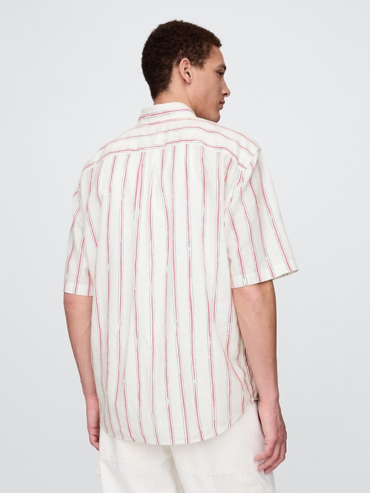 Image number 3 showing, Linen-Cotton Shirt