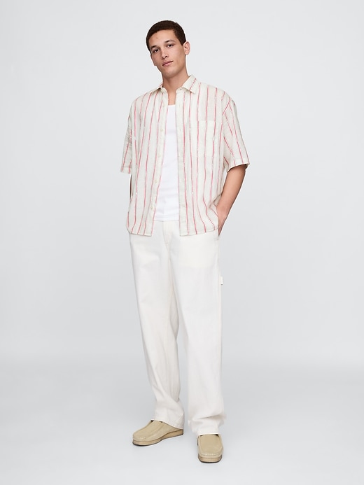 Image number 2 showing, Linen-Cotton Shirt
