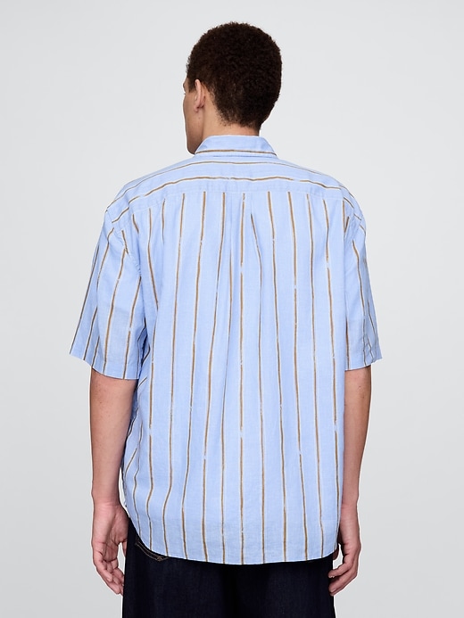Image number 3 showing, Linen-Cotton Shirt