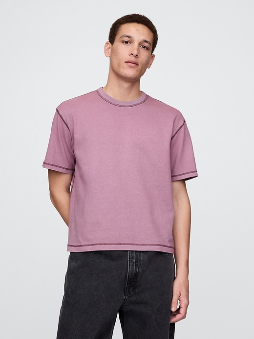 Image number 1 showing, Heavyweight Cropped T-Shirt