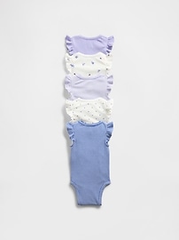 Baby First Favorites TinyRib Bodysuit (5-Pack)