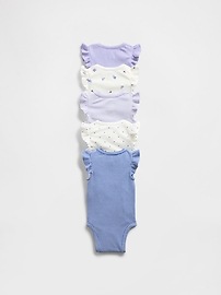 Baby First Favorites TinyRib Bodysuit (5-Pack)