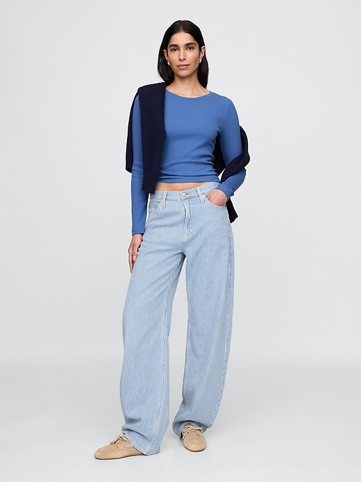 Image number 2 showing, Modern Rib Cropped T-Shirt