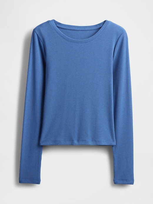 Image number 4 showing, Modern Rib Cropped T-Shirt