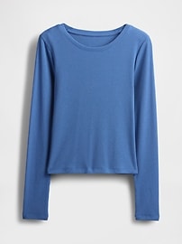 Modern Rib Cropped T-Shirt