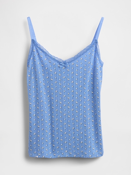 Image number 4 showing, Pointelle PJ Tank Top