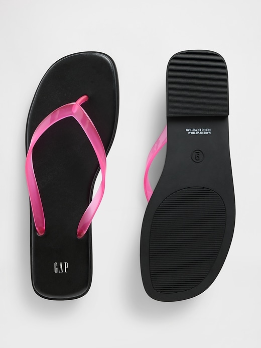 Image number 3 showing, Jelly Flip Flops