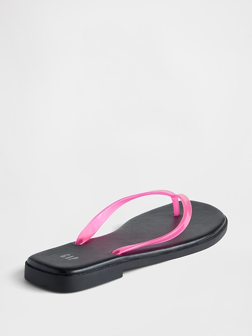 Image number 4 showing, Jelly Flip Flops