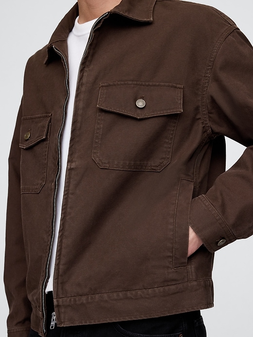 Image number 4 showing, Canvas Utility Jacket