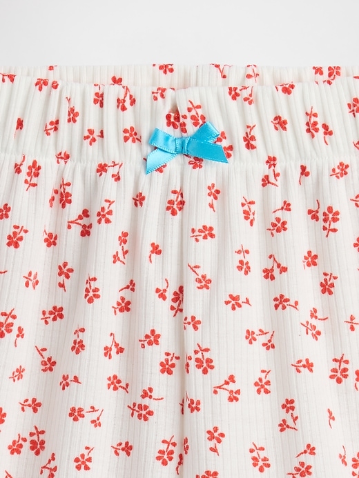 Image number 3 showing, Kids Recycled Rib PJ Shorts
