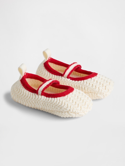 Image number 2 showing, Baby Crochet Mary Jane Shoes