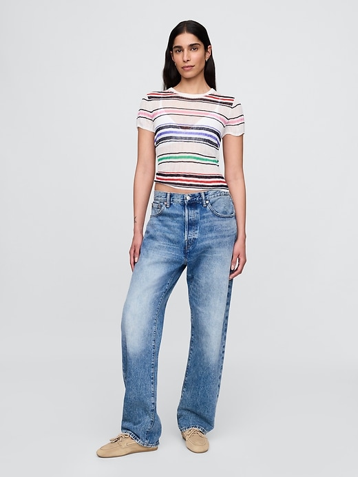 Image number 2 showing, Sheer Rib T-Shirt