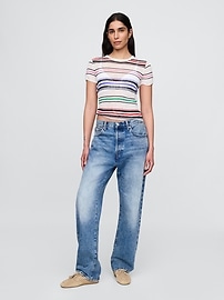 Sheer Rib T-Shirt