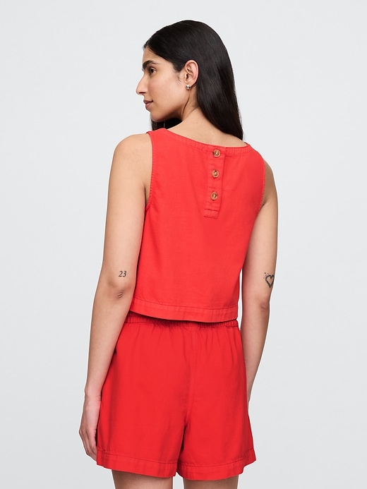 Image number 3 showing, UltraSoft Denim Shell Tank Top