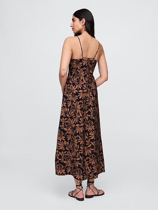 Image number 2 showing, Tie-Back Maxi Slip Dress