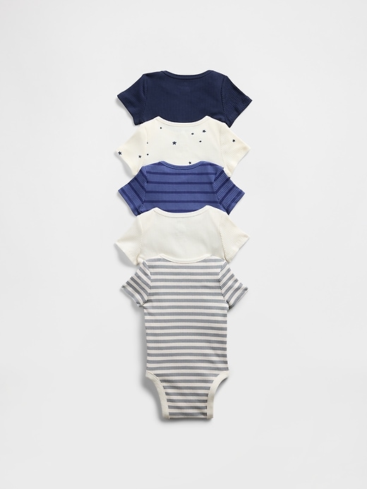 Image number 2 showing, Baby First Favorites TinyRib Bodysuit (5-Pack)