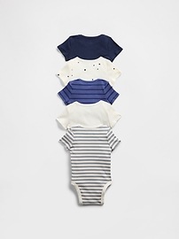 Baby First Favorites TinyRib Bodysuit (5-Pack)