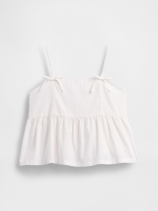 Image number 2 showing, Kids Bow-Strap Peplum Top