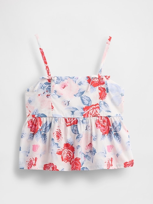 Image number 2 showing, Kids Bow-Strap Peplum Top
