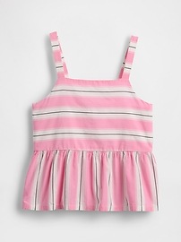 Kids Poplin Peplum Top