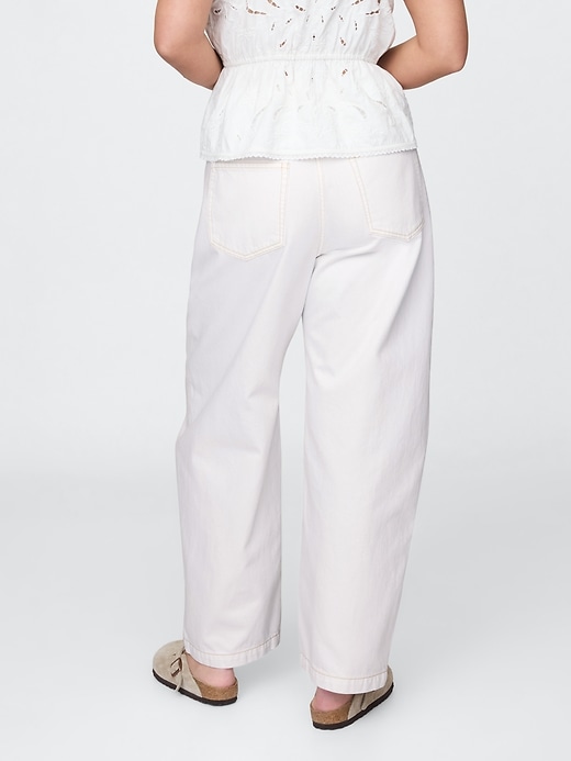 Image number 7 showing, Curvy High Rise Barrel Jeans