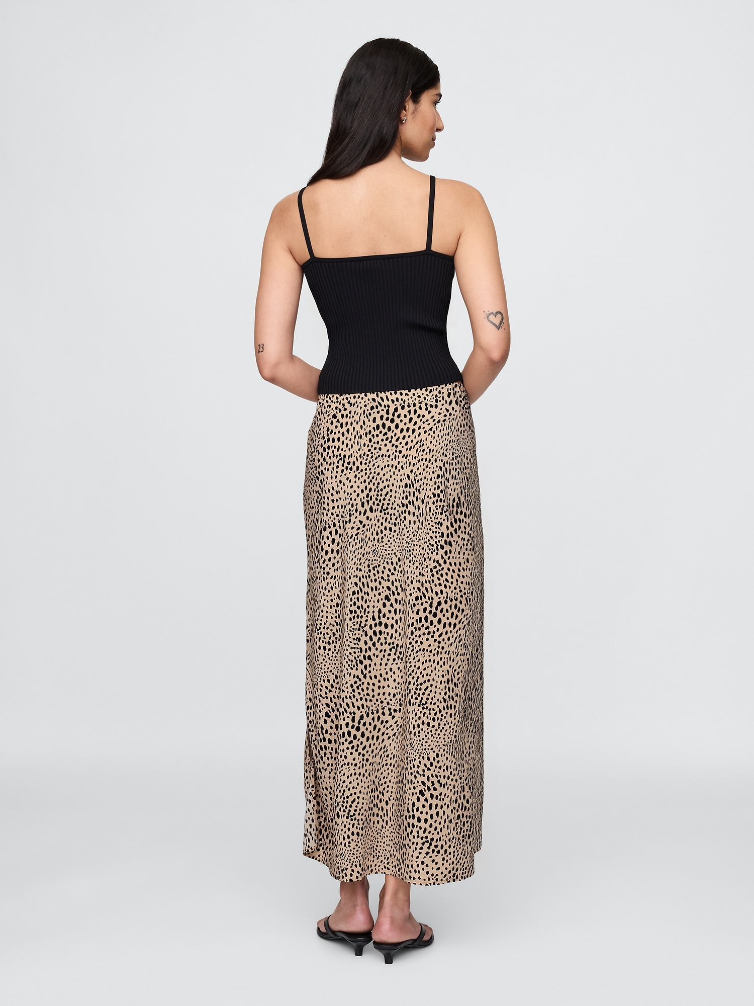 Женские юбки Gap Crepe Maxi Slip Skirt — фото 2