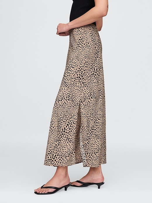 Image number 3 showing, Crepe Maxi Slip Skirt
