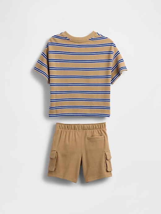 Image number 3 showing, Baby & Toddler Mix & Match Cargo Shorts Set