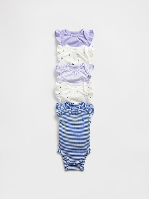 Image number 1 showing, Baby First Favorites TinyRib Bodysuit (5-Pack)